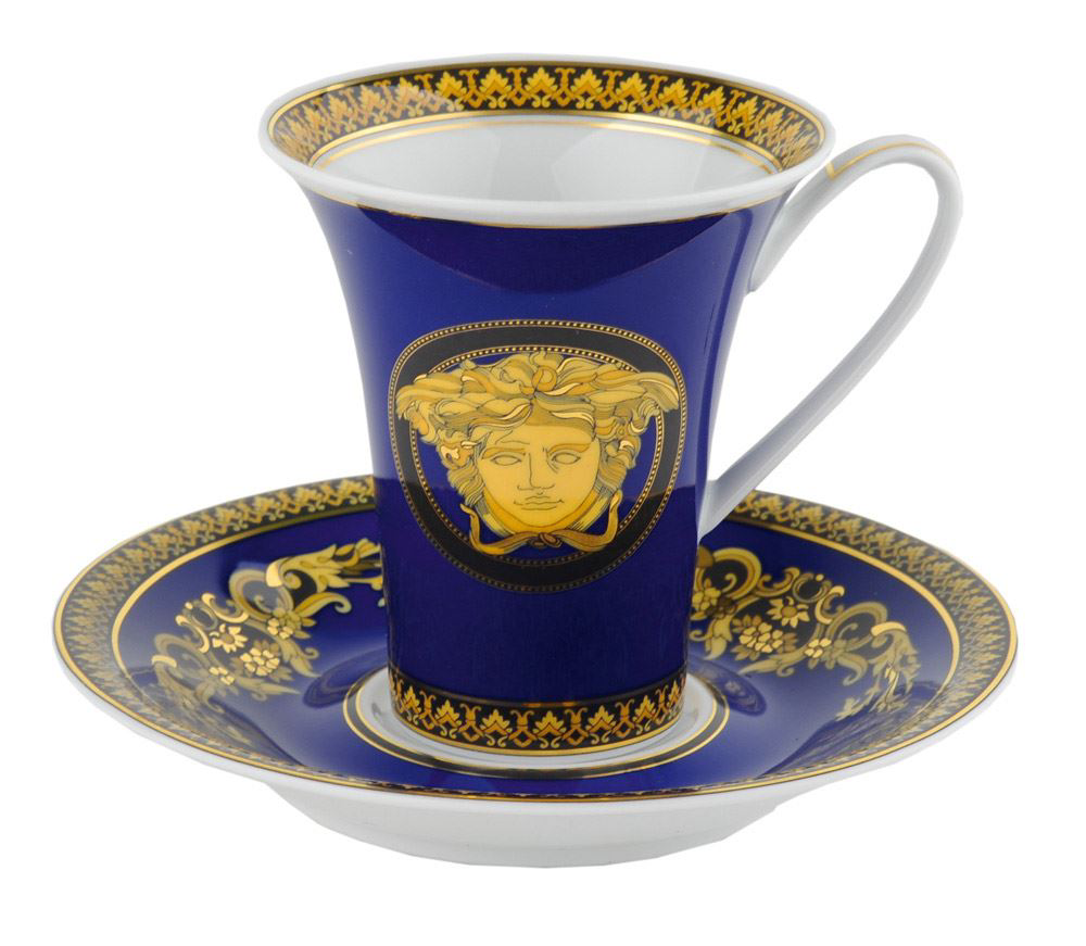 Кофейная пара. Розенталь Версаче посуда. Розенталь Версаче Rosenthal Versace посуда. Кофейная пара Versace Medusa. Посуда Розенталь Версаче кофейный.