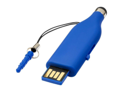 USB-флешка на 2 Гб со стилусом cиняя