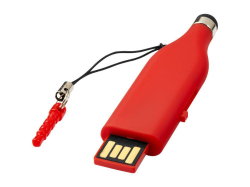 USB-флешка на 2 Гб со стилусом красная