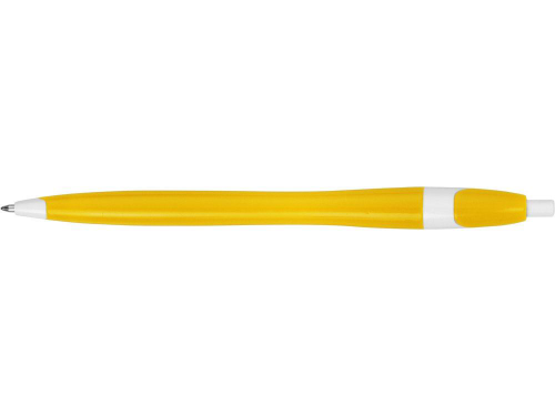 Изображение Ручка пластиковая шариковая Астра желтая