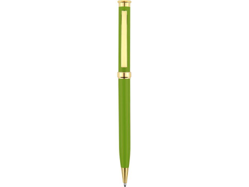 Изображение Ручка металлическая шариковая Голд Сойер зеленое яблоко